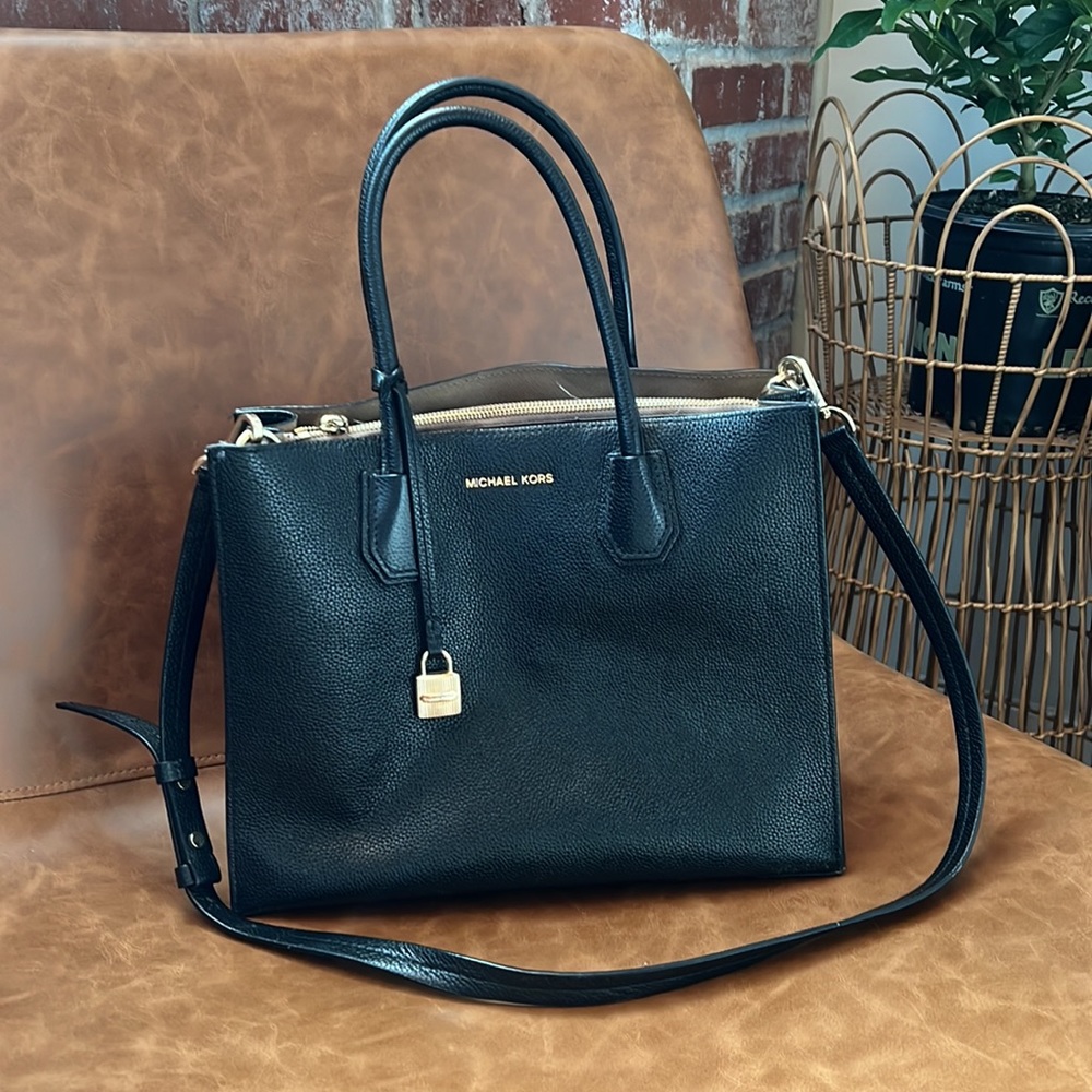 Michael Kors Mercer Large Leather Tote